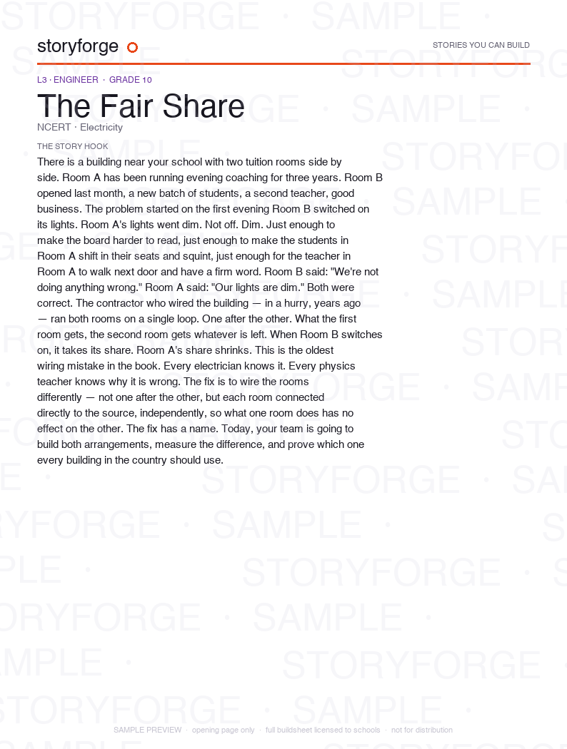 Watermarked opening-page preview of The Fair Share